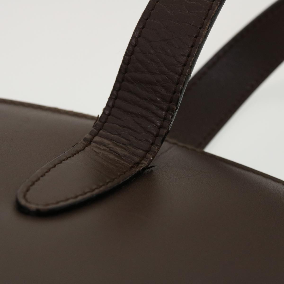 GUCCI Hand Bag Leather Brown  ar9546B