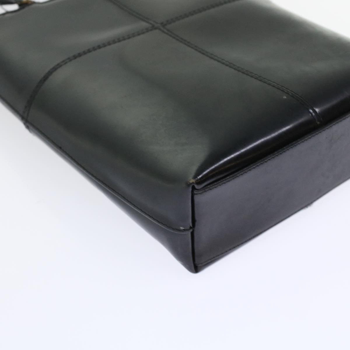 GUCCI Hand Bag Patent leather 2way Shoulder Bag Black 000-2113-0553  ar9686B