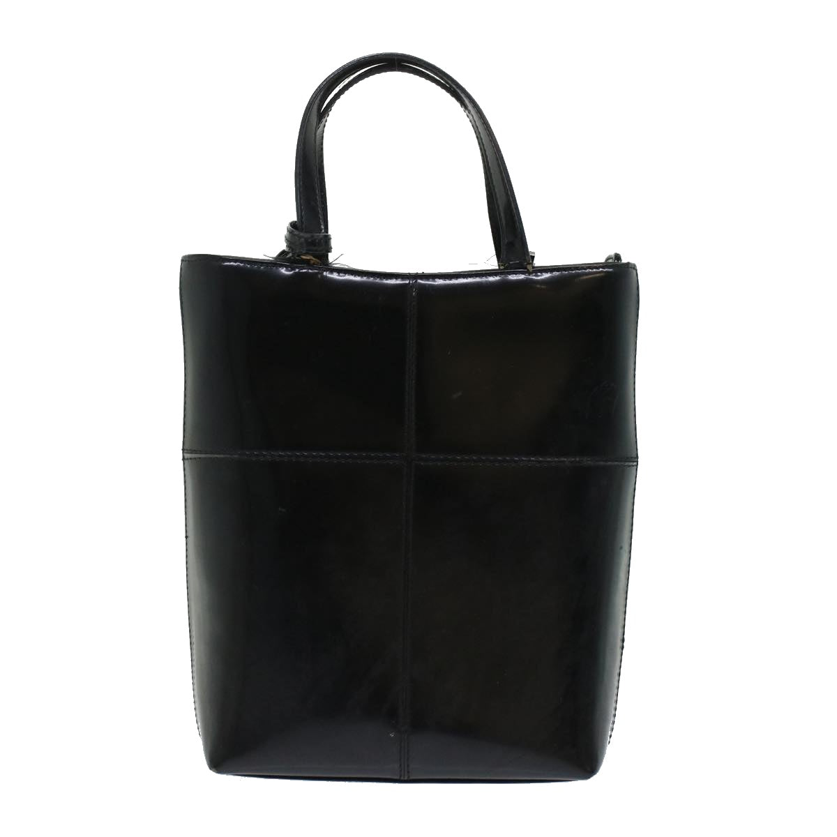 GUCCI Hand Bag Patent leather 2way Shoulder Bag Black 000-2113-0553  ar9686B
