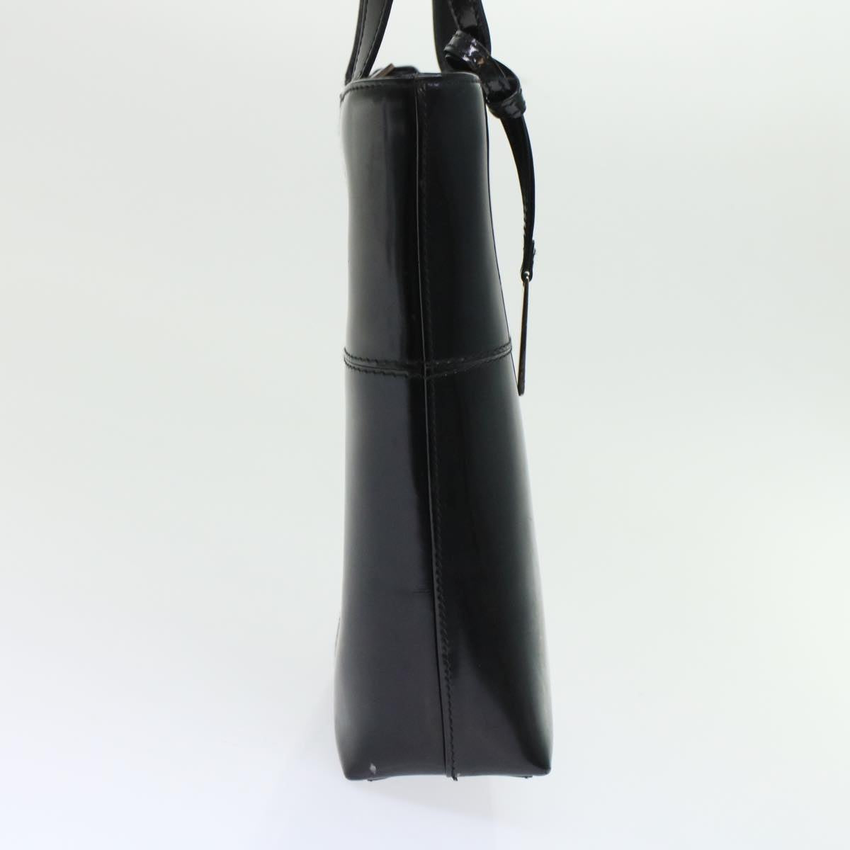 GUCCI Hand Bag Patent leather 2way Shoulder Bag Black 000-2113-0553  ar9686B