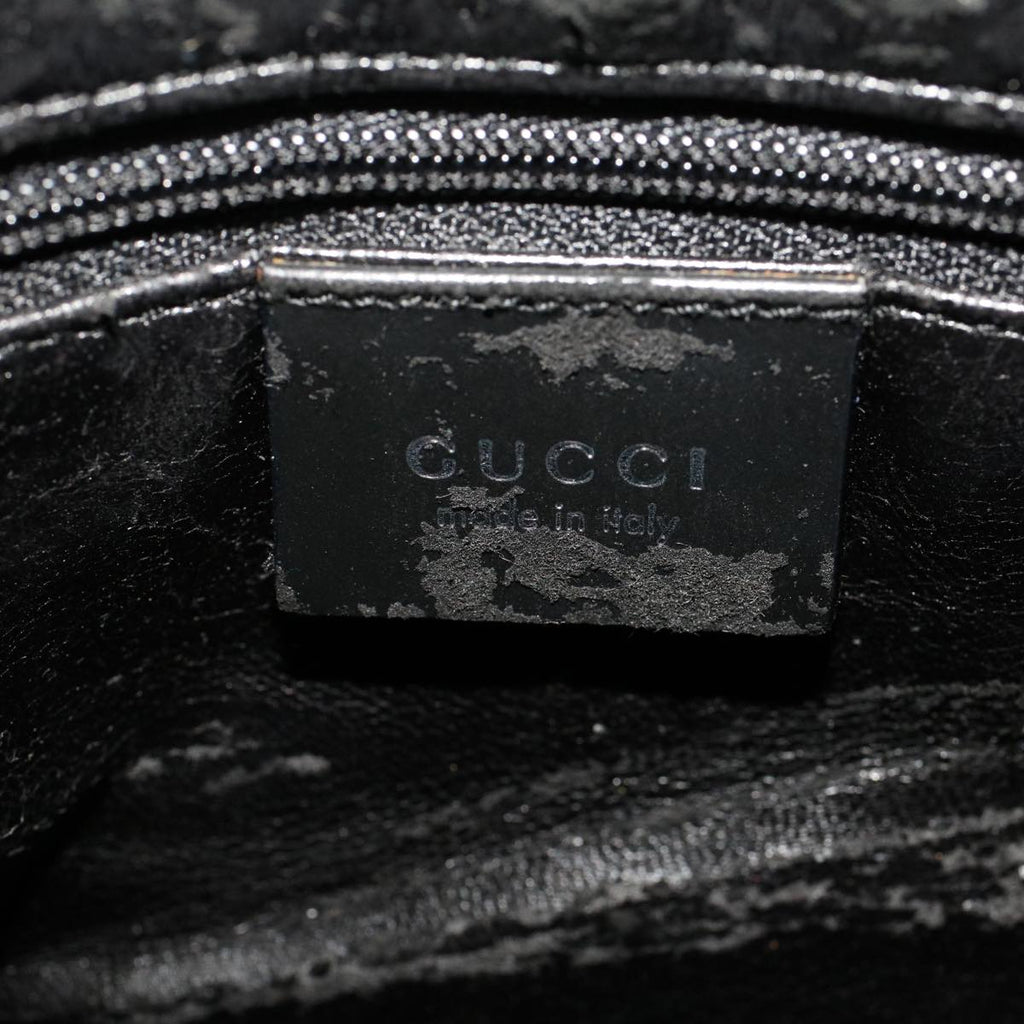 GUCCI Shoulder Bag Leather Black 001.3017  ar9877B