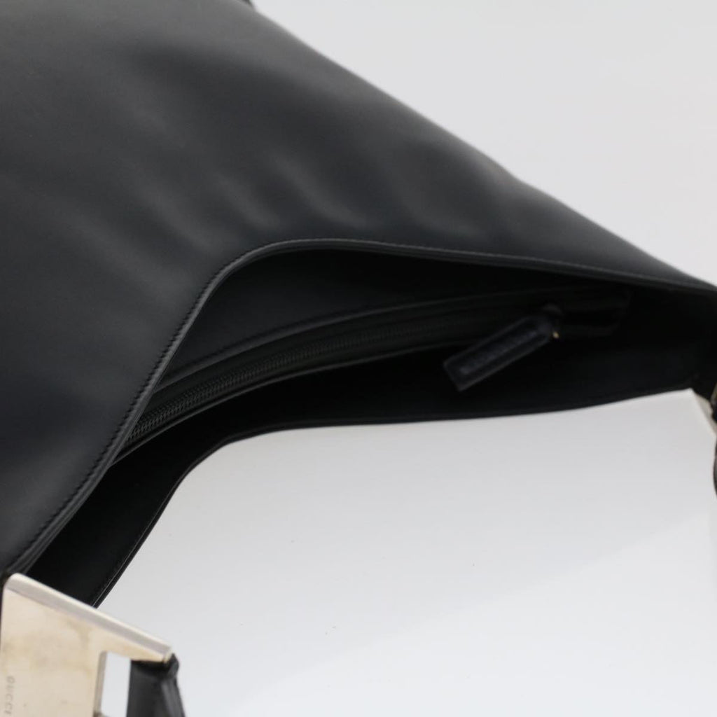 GUCCI Shoulder Bag Leather Black 001.3017  ar9877B