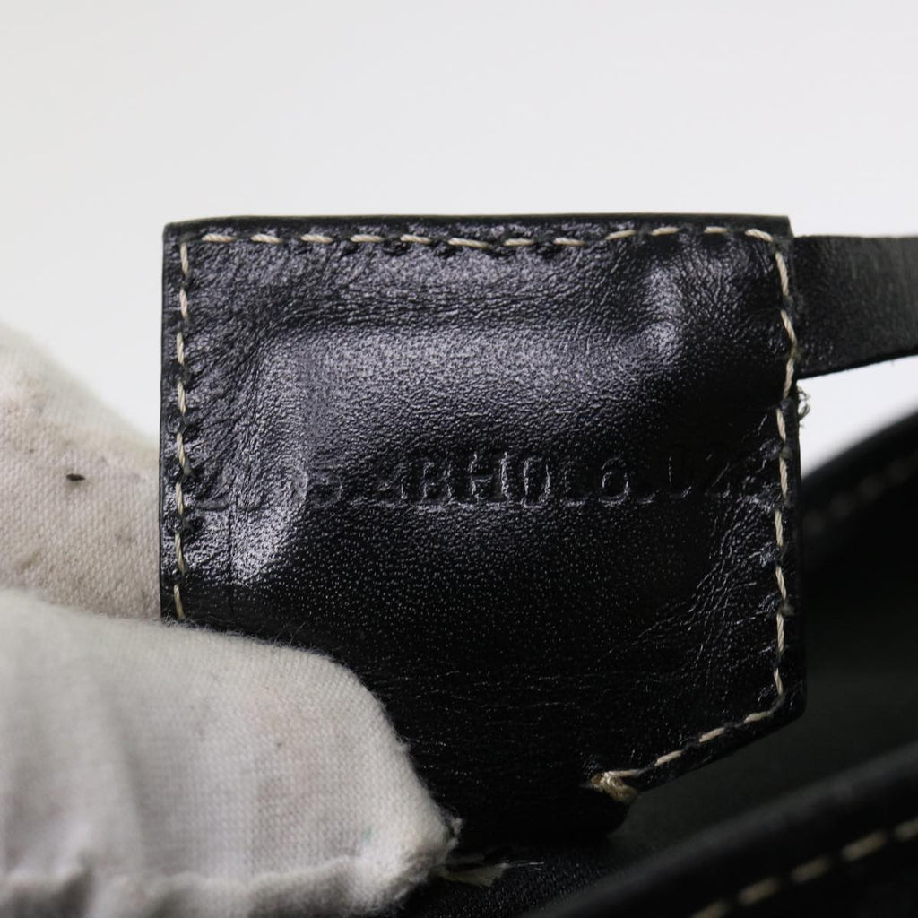 FENDI Zucchino Canvas Tote Bag Black  ar9954