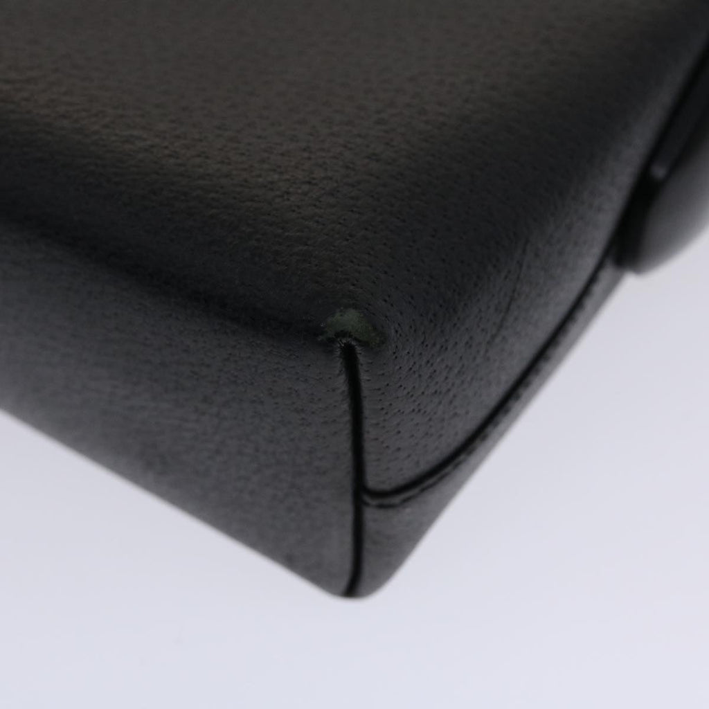 GUCCI Hand Bag Leather Black  ar9996