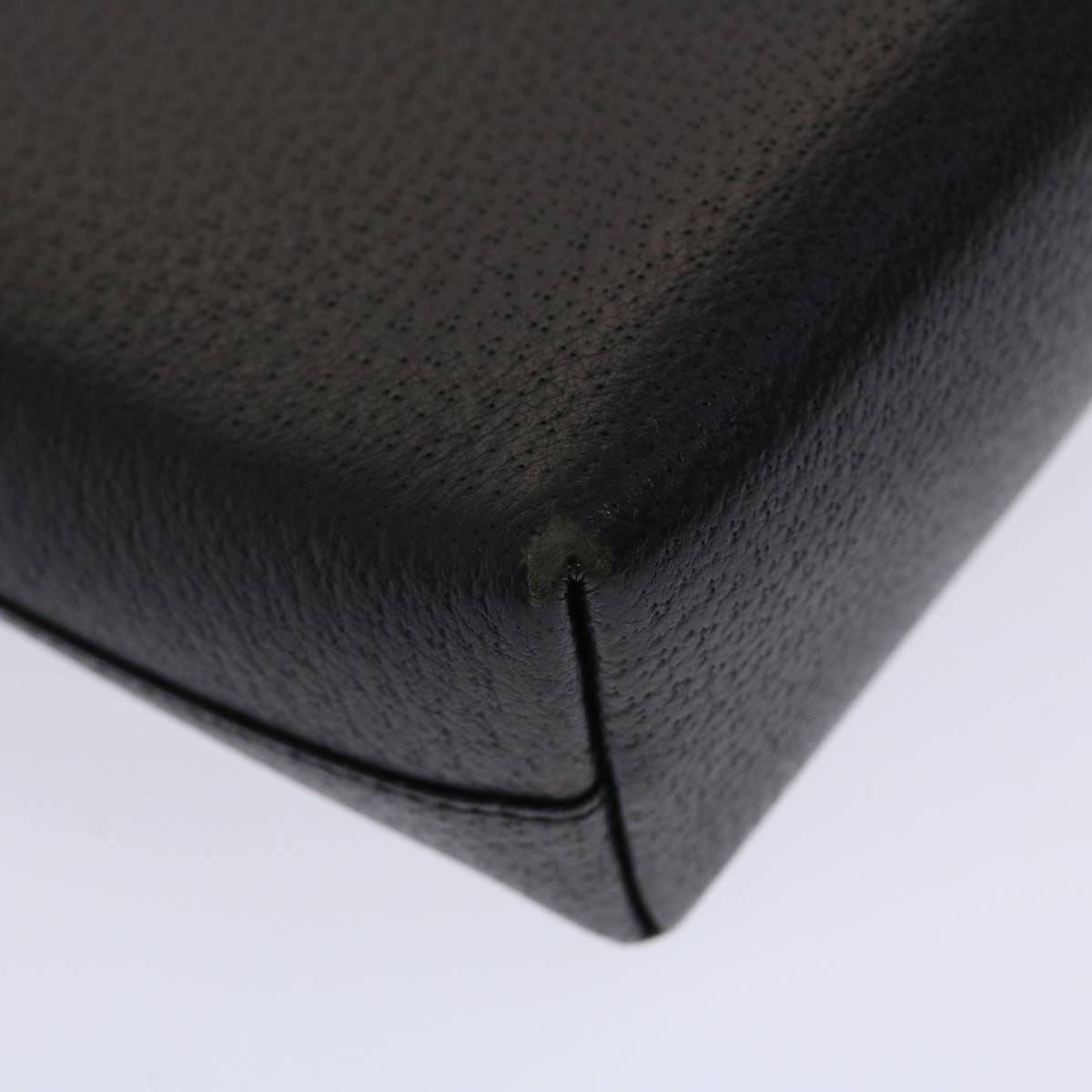 GUCCI Hand Bag Leather Black  ar9996