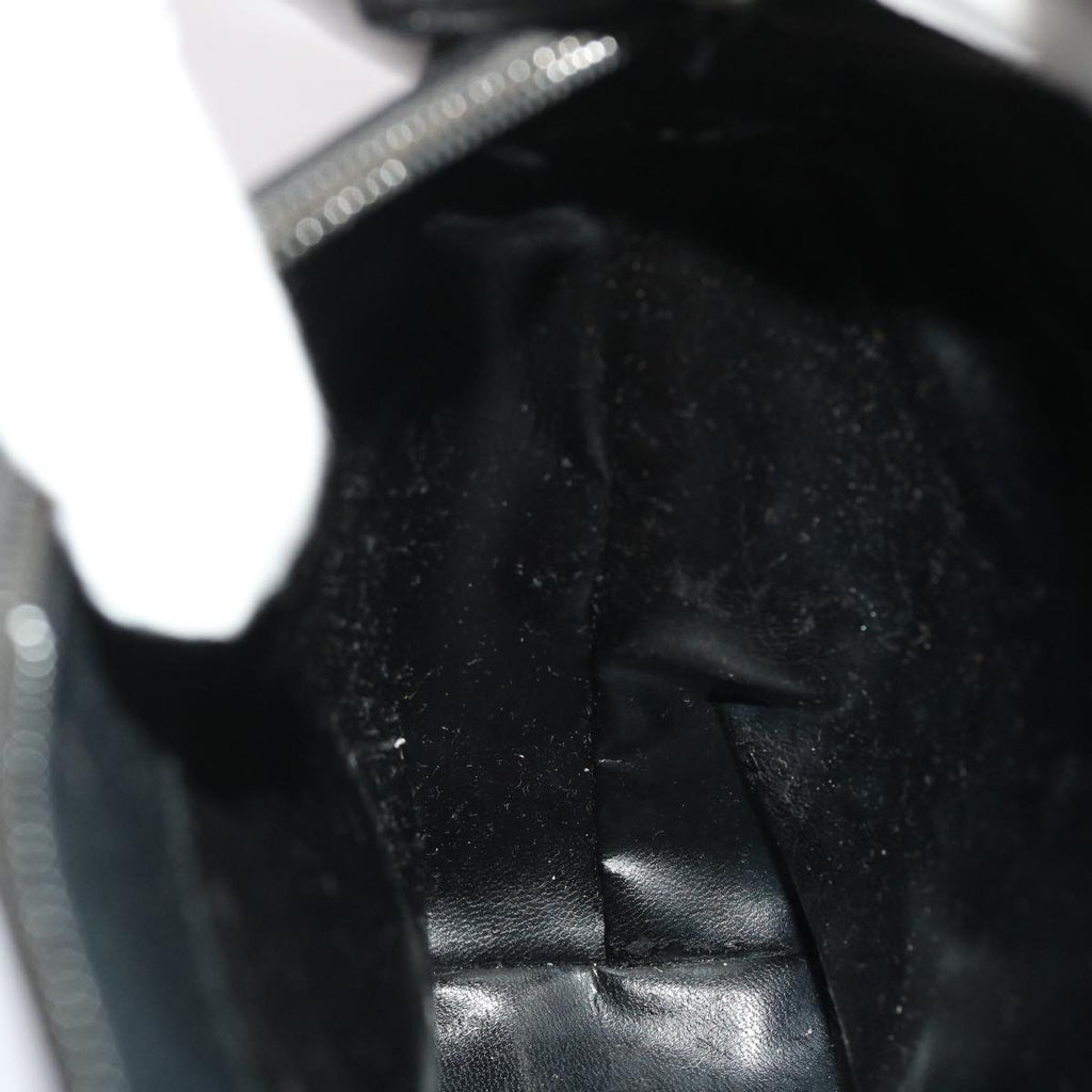 GUCCI Hand Bag Leather Black  ar9996