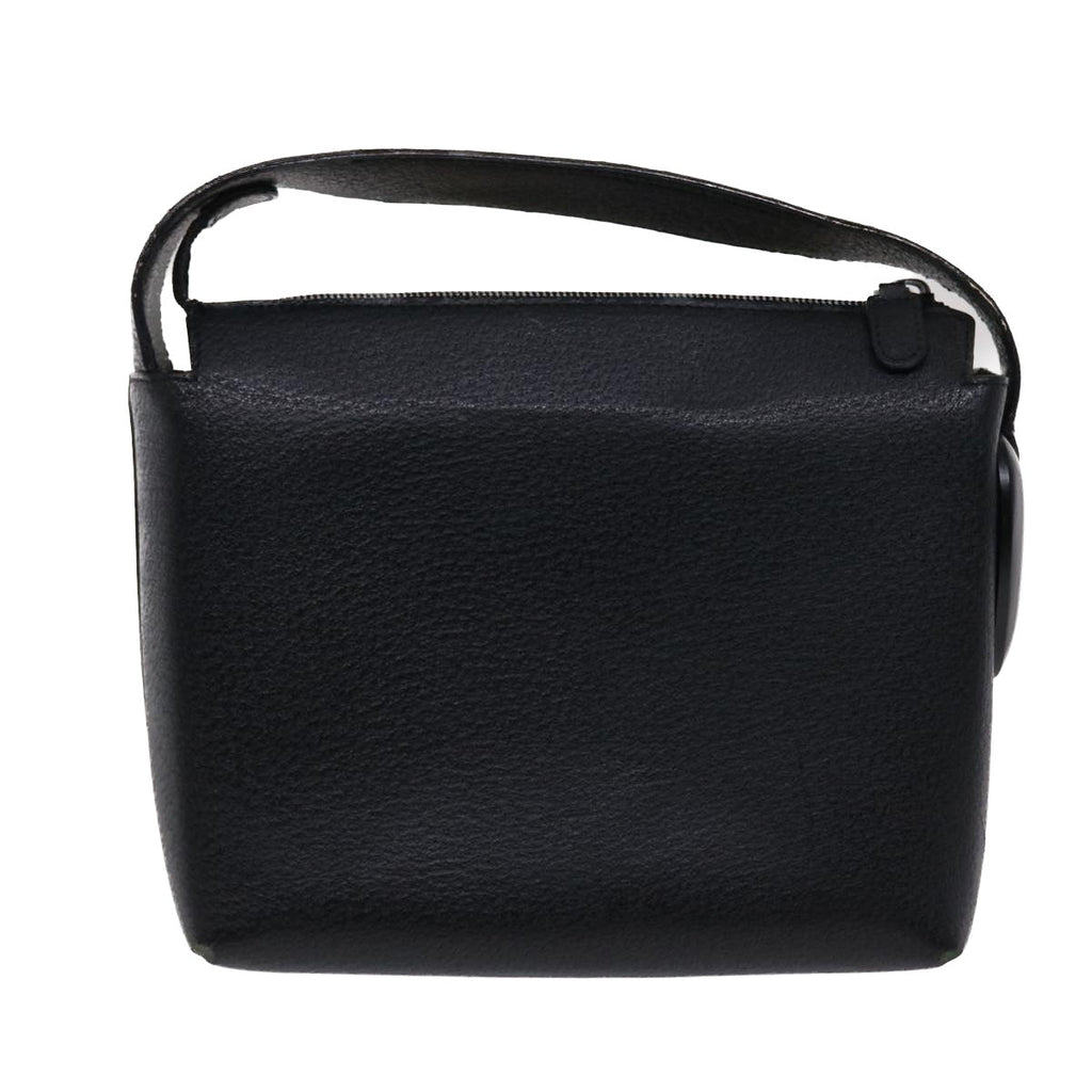 GUCCI Hand Bag Leather Black  ar9996