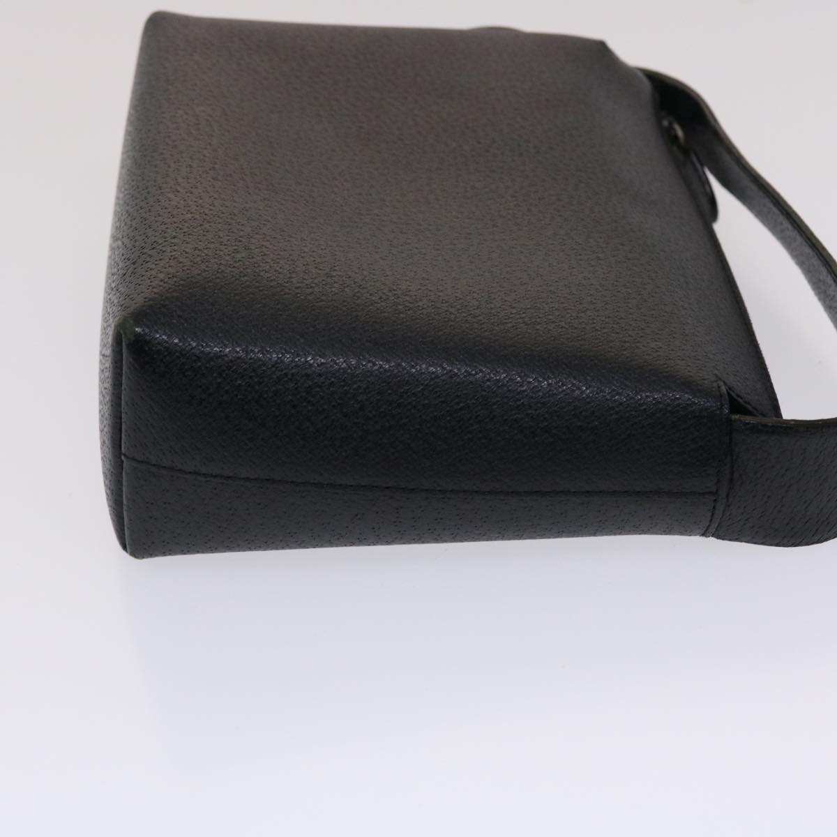 GUCCI Hand Bag Leather Black  ar9996