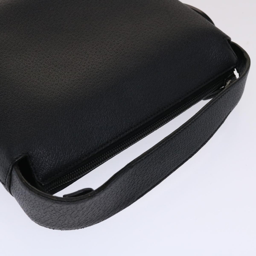 GUCCI Hand Bag Leather Black  ar9996