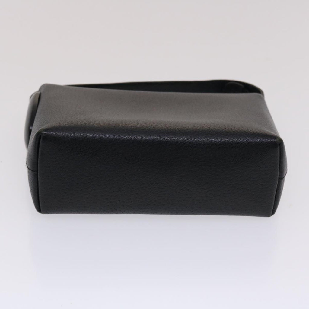 GUCCI Hand Bag Leather Black  ar9996