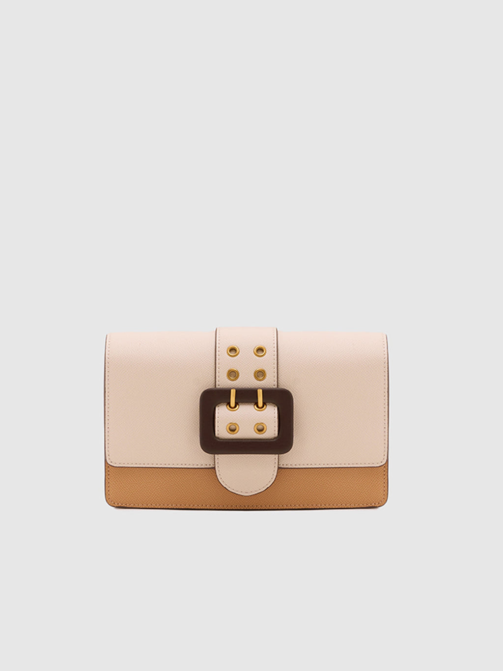 Adrianne Metal Buckle Crossbody Bag