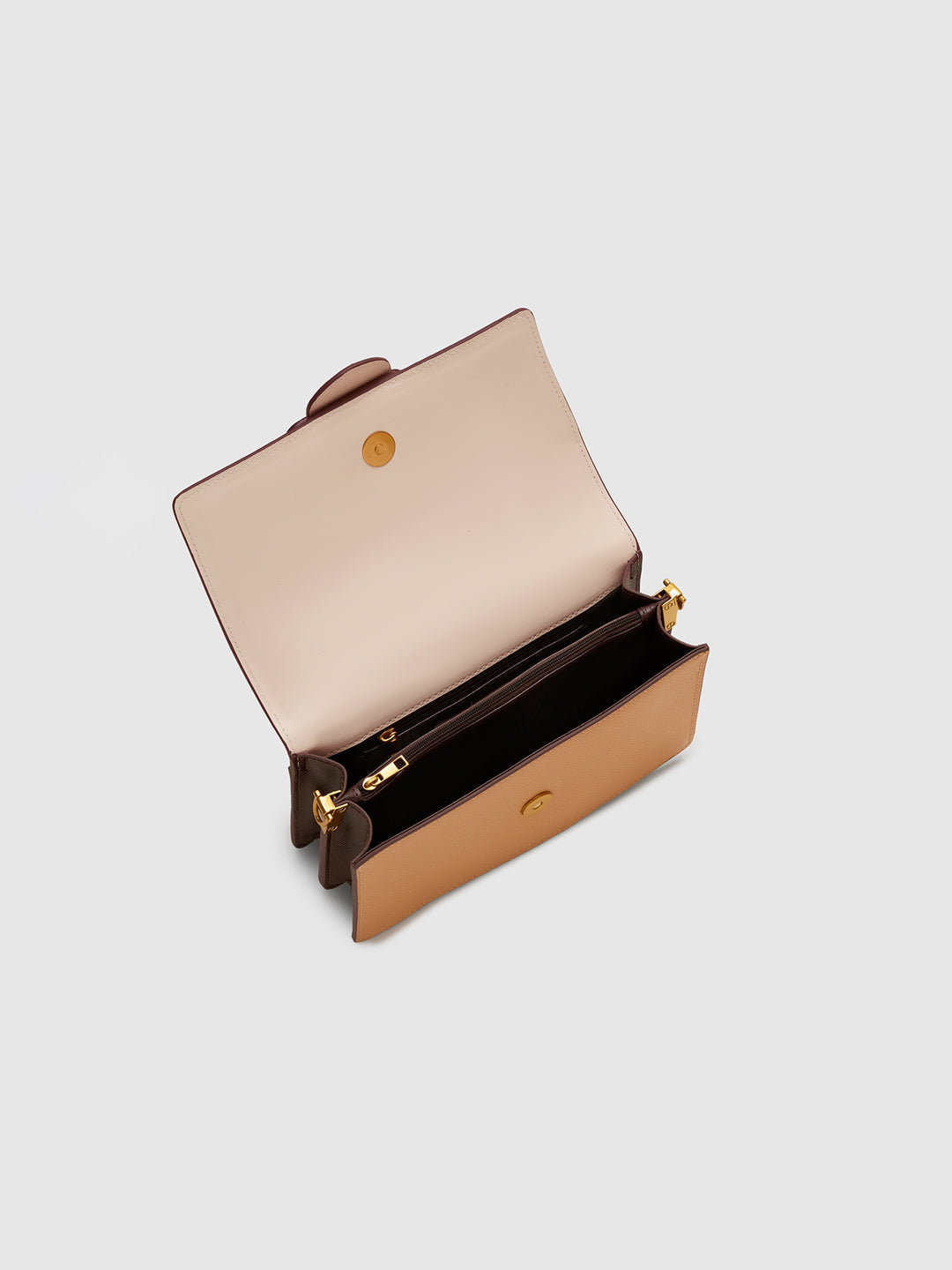 Adrianne Metal Buckle Crossbody Bag