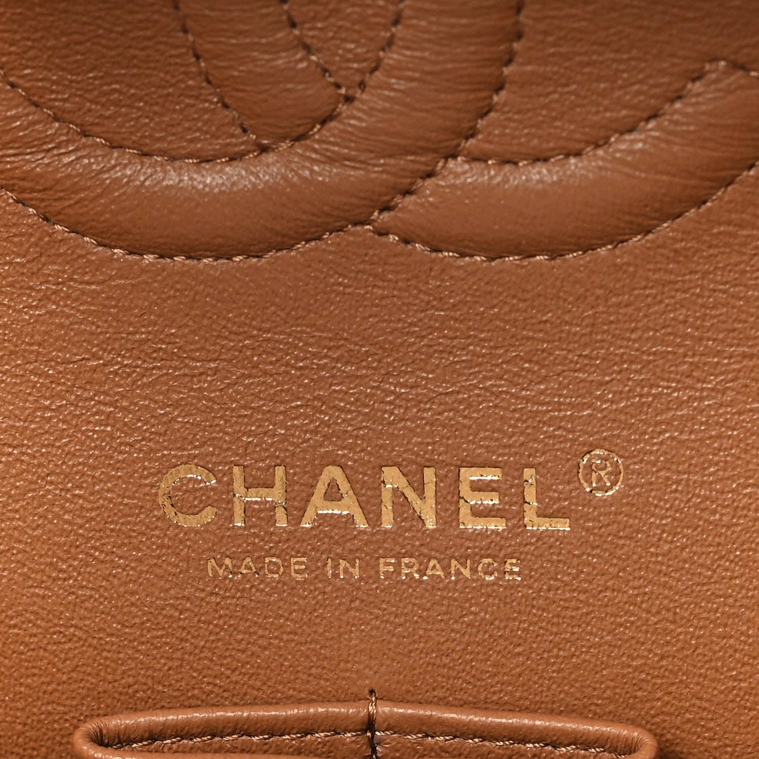 Chanel Lambskin Quilted Medium Double Flap Brown