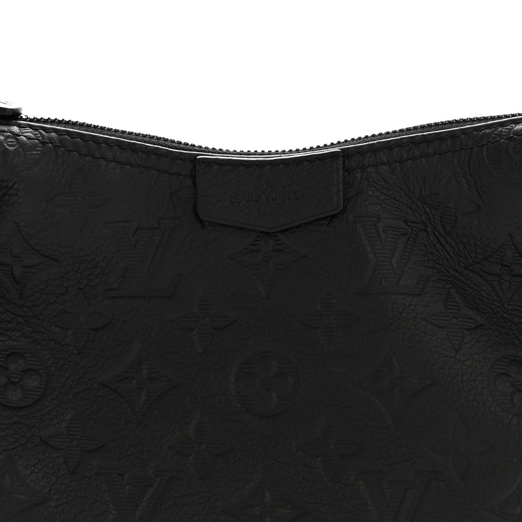 Louis Vuitton Monogram Shadow Hamac Bag PM Black