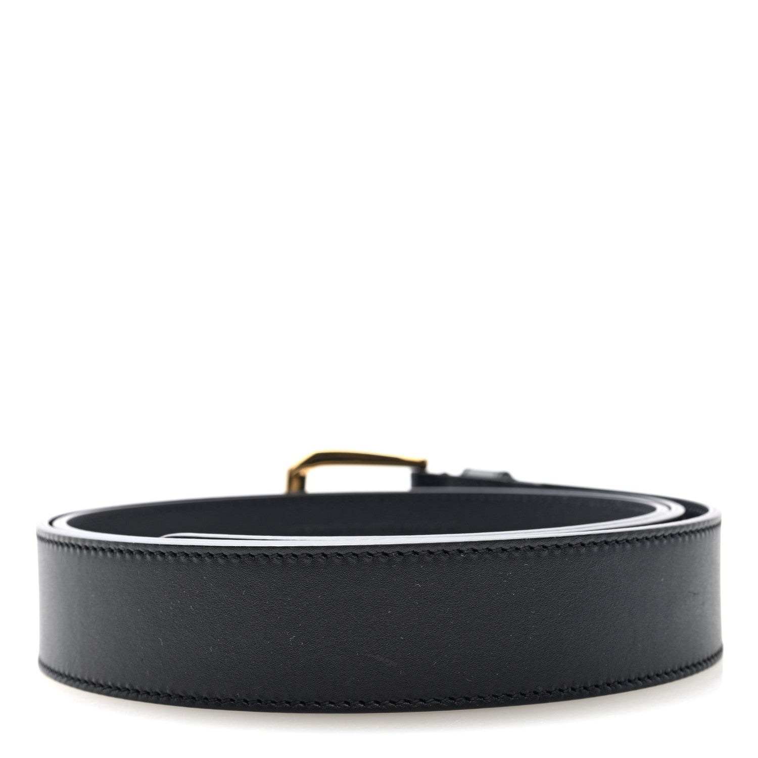 Gucci Calfskin Interlocking G 35mm Belt 120 48 Black