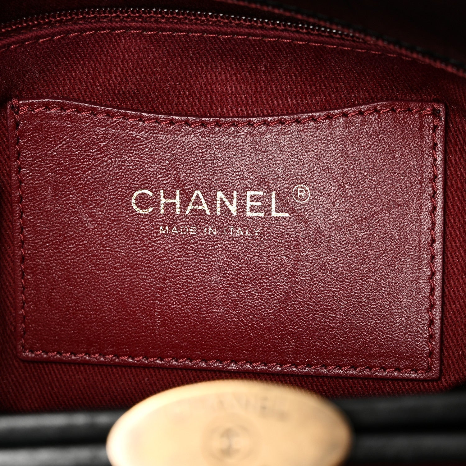 Chanel Aged Calfskin Large Just Mademoiselle Bowling Bag Black