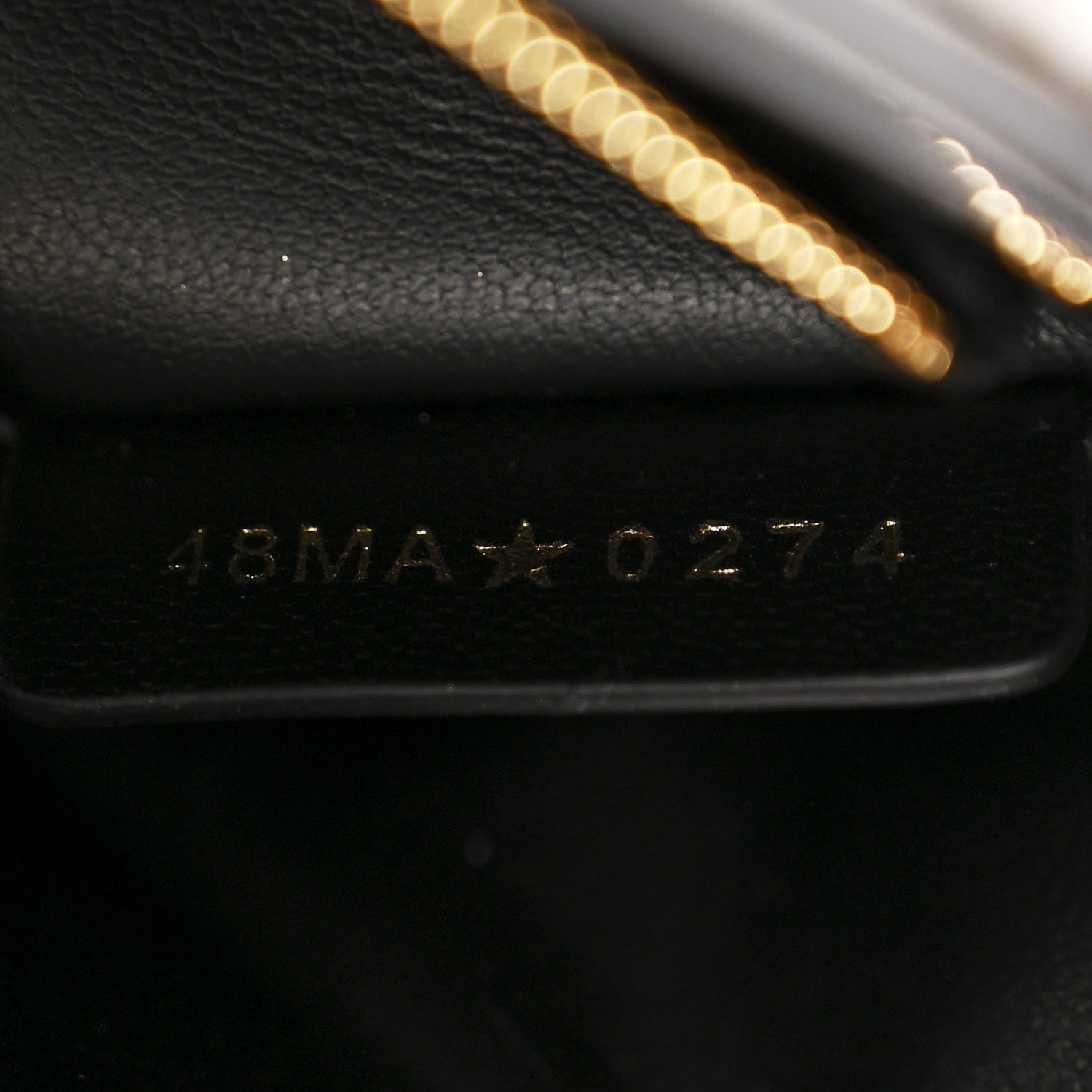 Christian Dior Box Calfskin 30 Montaigne Avenue Pouch Black