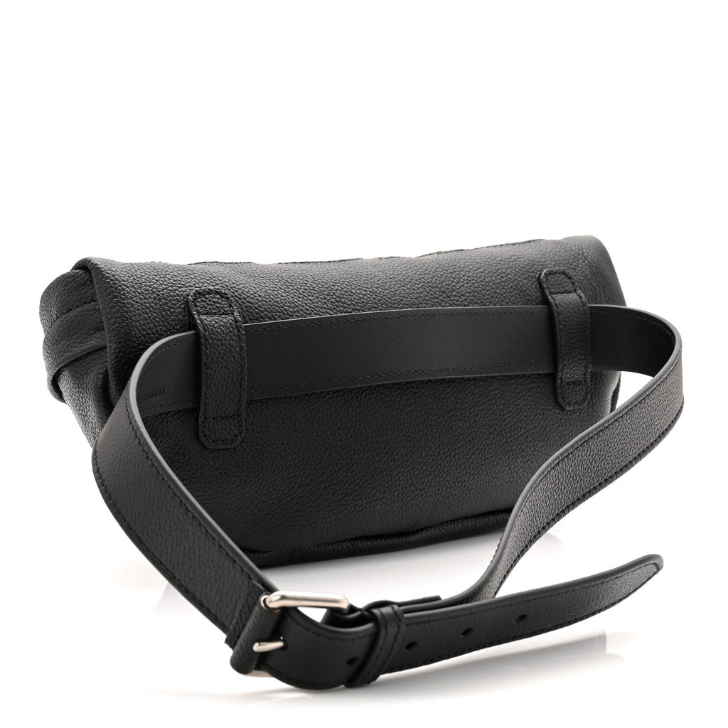 Gucci Grained Calfskin Embossed GG Monogram Belt Bag 80 32