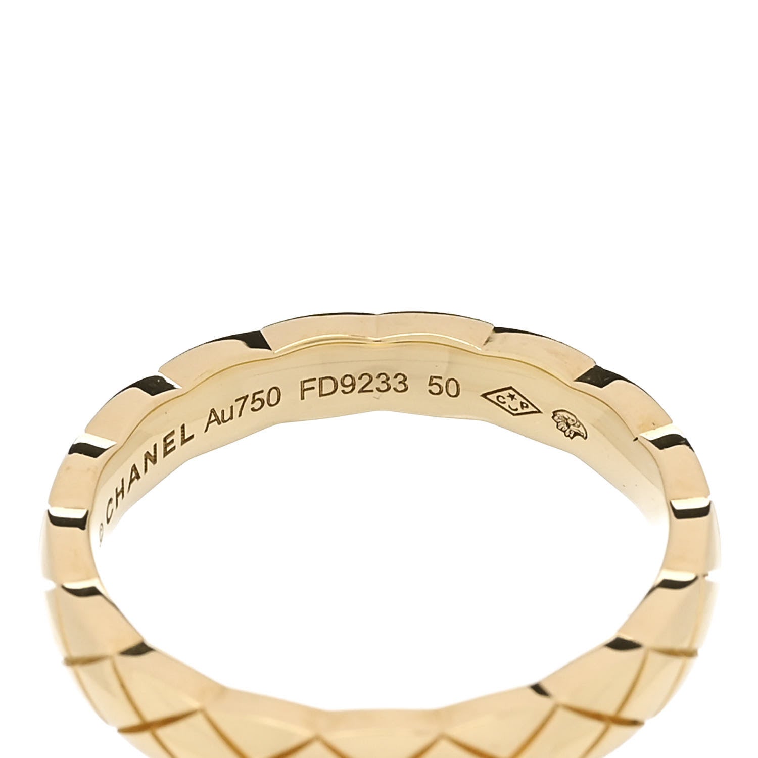 18K Yellow Gold Mini Coco Crush Ring 50 5.25