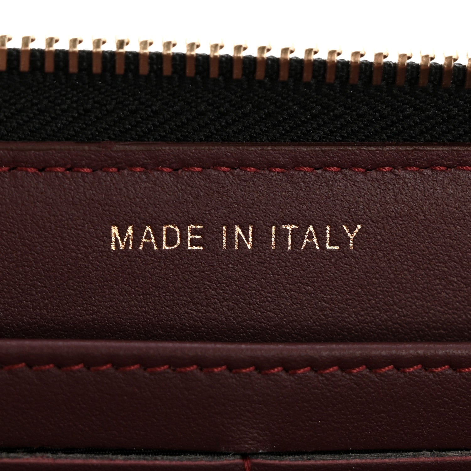 Aged Calfskin Quilted Lucky Charms 2.55 Reissue Zip Around Wallet Black