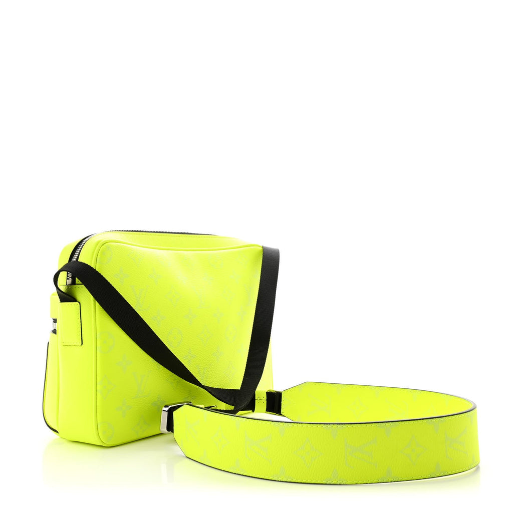 Louis Vuitton Taigarama Outdoor Messenger Neon Yellow