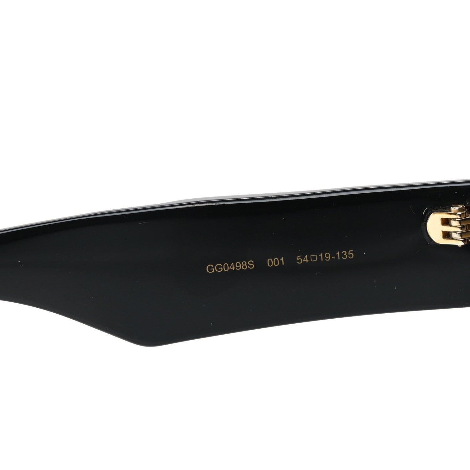 Gucci Acetate Square Frame Sunglasses GG0498S Black