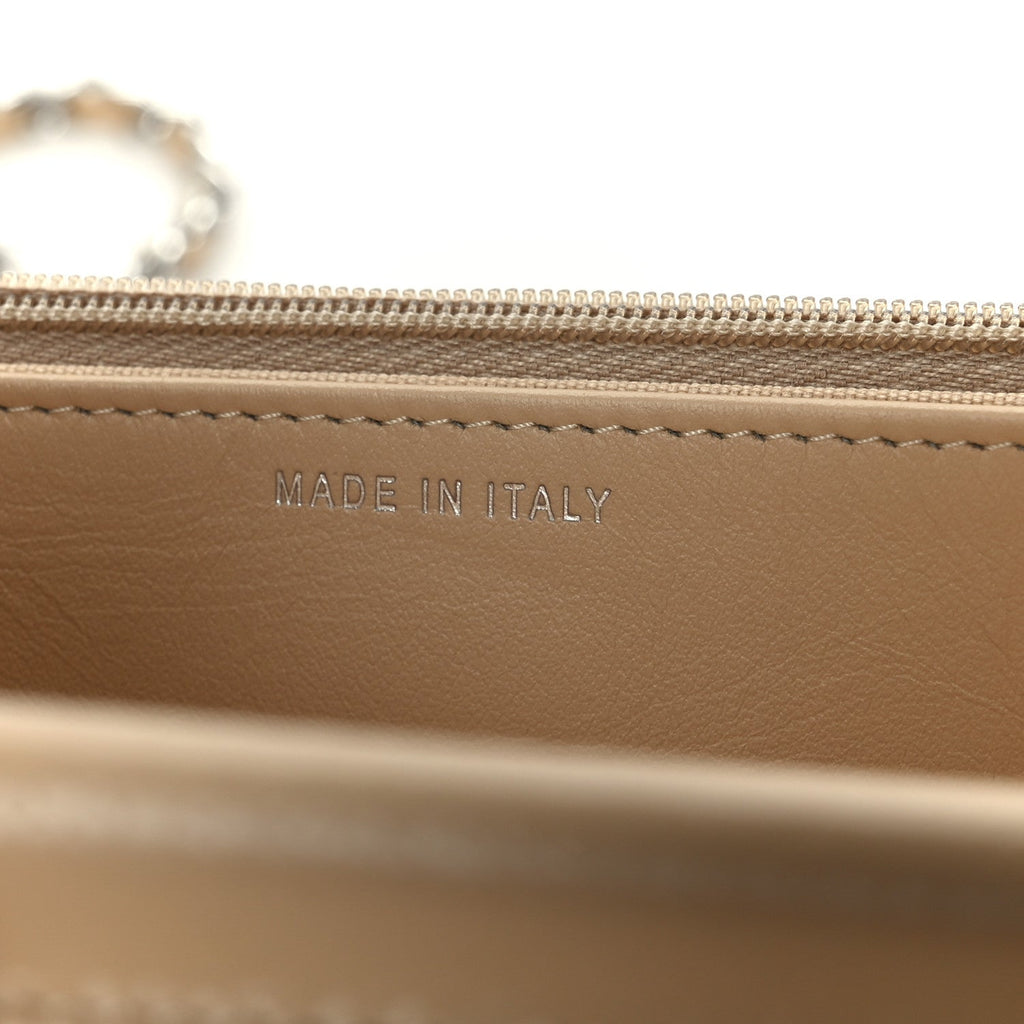 Chanel Caviar Quilted Wallet on Chain WOC Beige