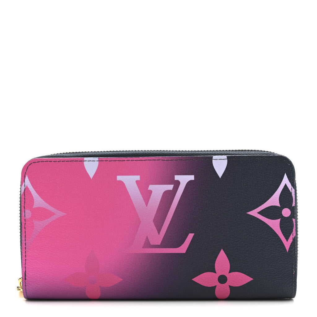 Louis Vuitton Monogram Giant Spring In The City Zippy Wallet Midnight Fuchsia