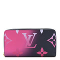 Louis Vuitton Monogram Giant Spring In The City Zippy Wallet Midnight Fuchsia