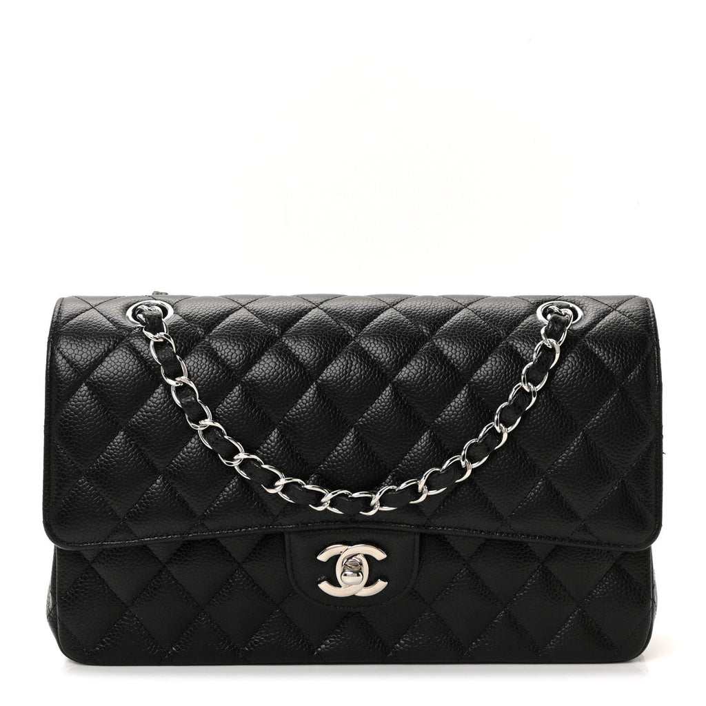 Chanel Caviar Quilted Medium Double Flap Black