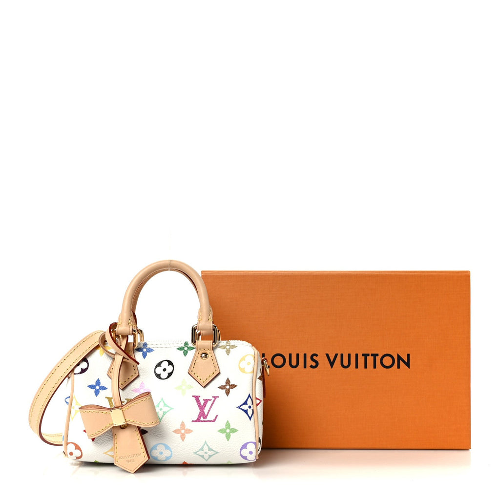 Louis Vuitton LV X TM Monogram Multicolor Nano Speedy White