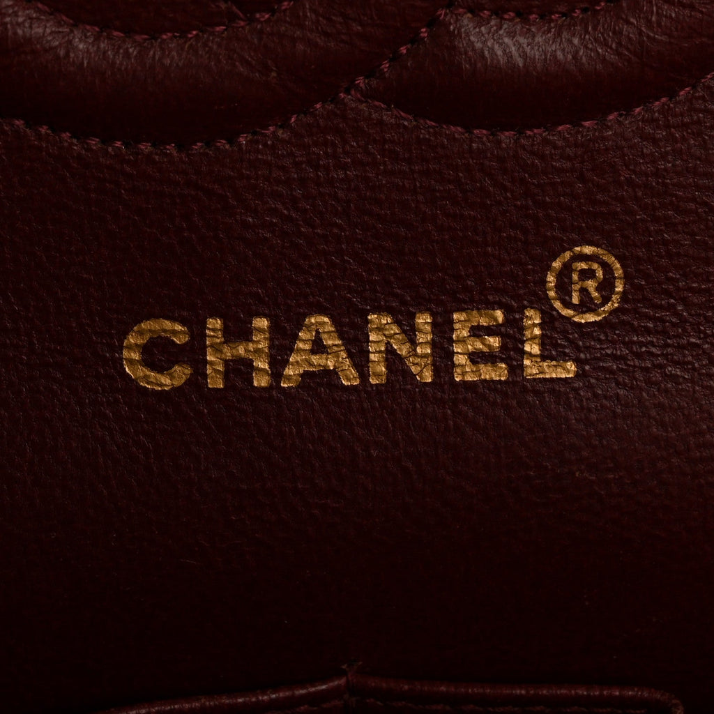 Chanel Lambskin Quilted Medium Double Flap Black