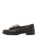 Lambskin Quilted CC Turnlock Loafers 37 Dark Brown