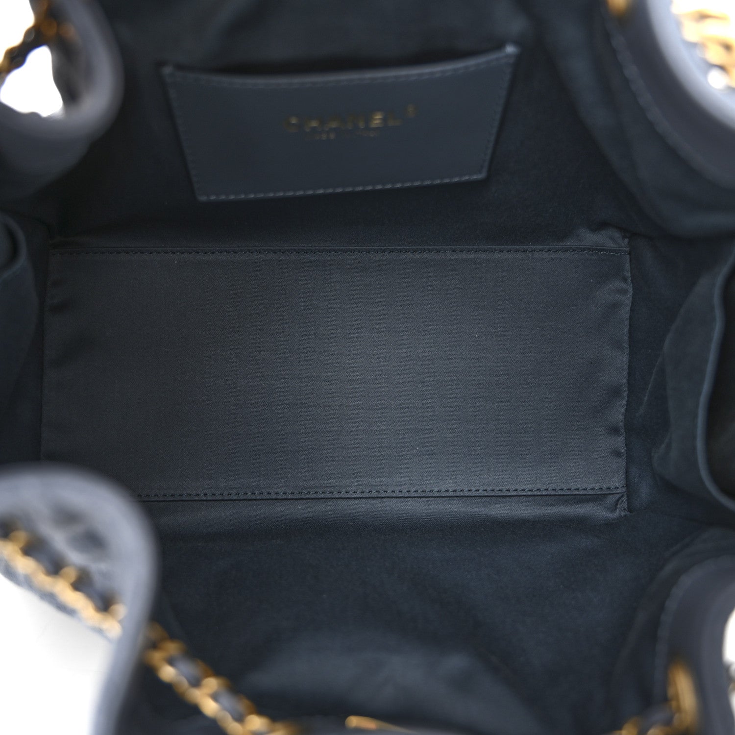 Chanel Suede Quilted Small Chanel 25 Handbag Blue