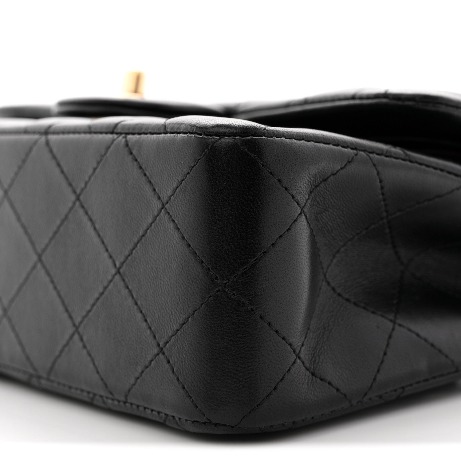 Chanel Lambskin Quilted Small Double Flap Black
