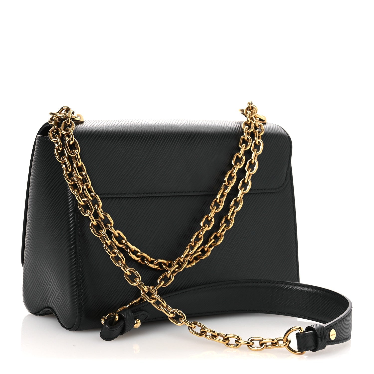 Louis Vuitton Epi Twist Shoulder Bag MM Black