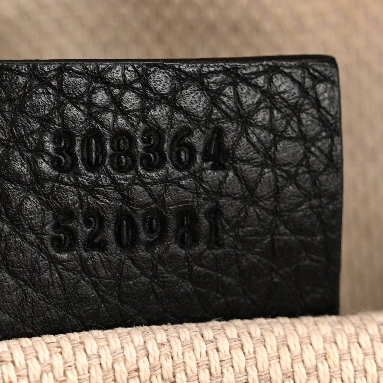 Gucci Pebbled Calfskin Small Soho Disco Bag Black