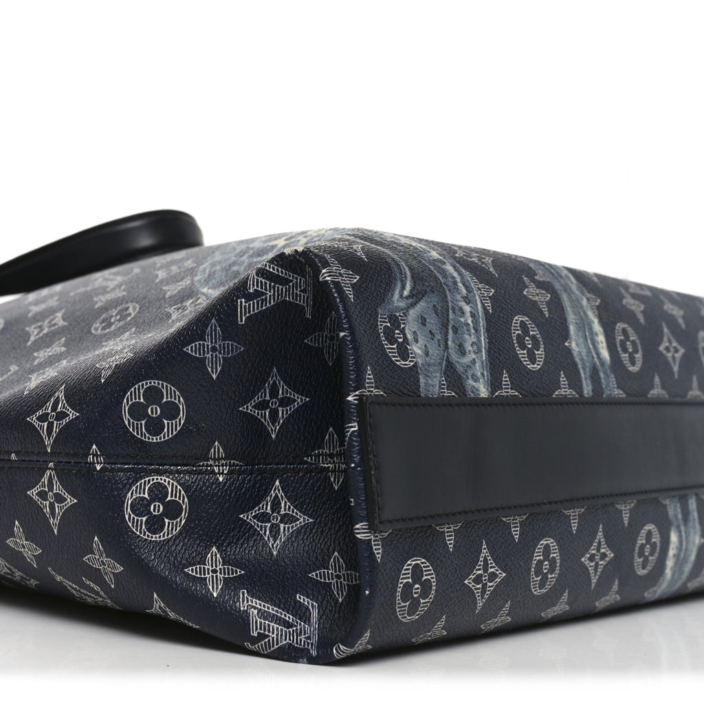 Louis Vuitton Savane Monogram Chapman Atlas Tote Ink