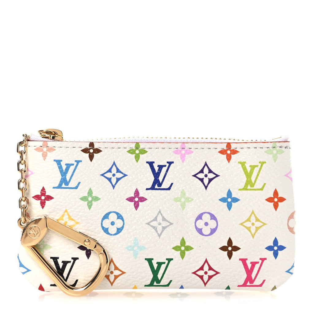 Louis Vuitton LV X TM Monogram Multicolor Key Pouch White