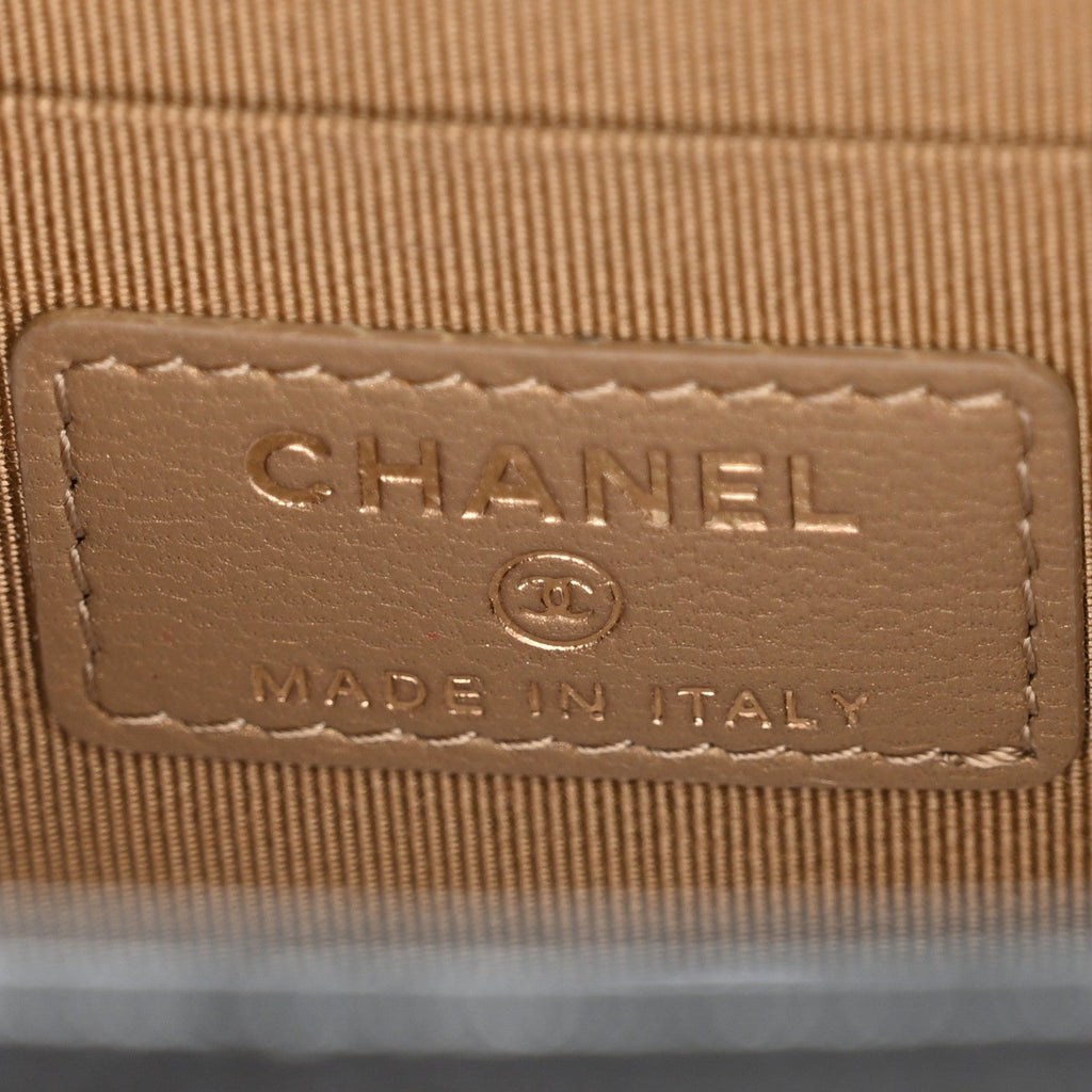 Chanel Lambskin Quilted Chic Pearls Flap Black