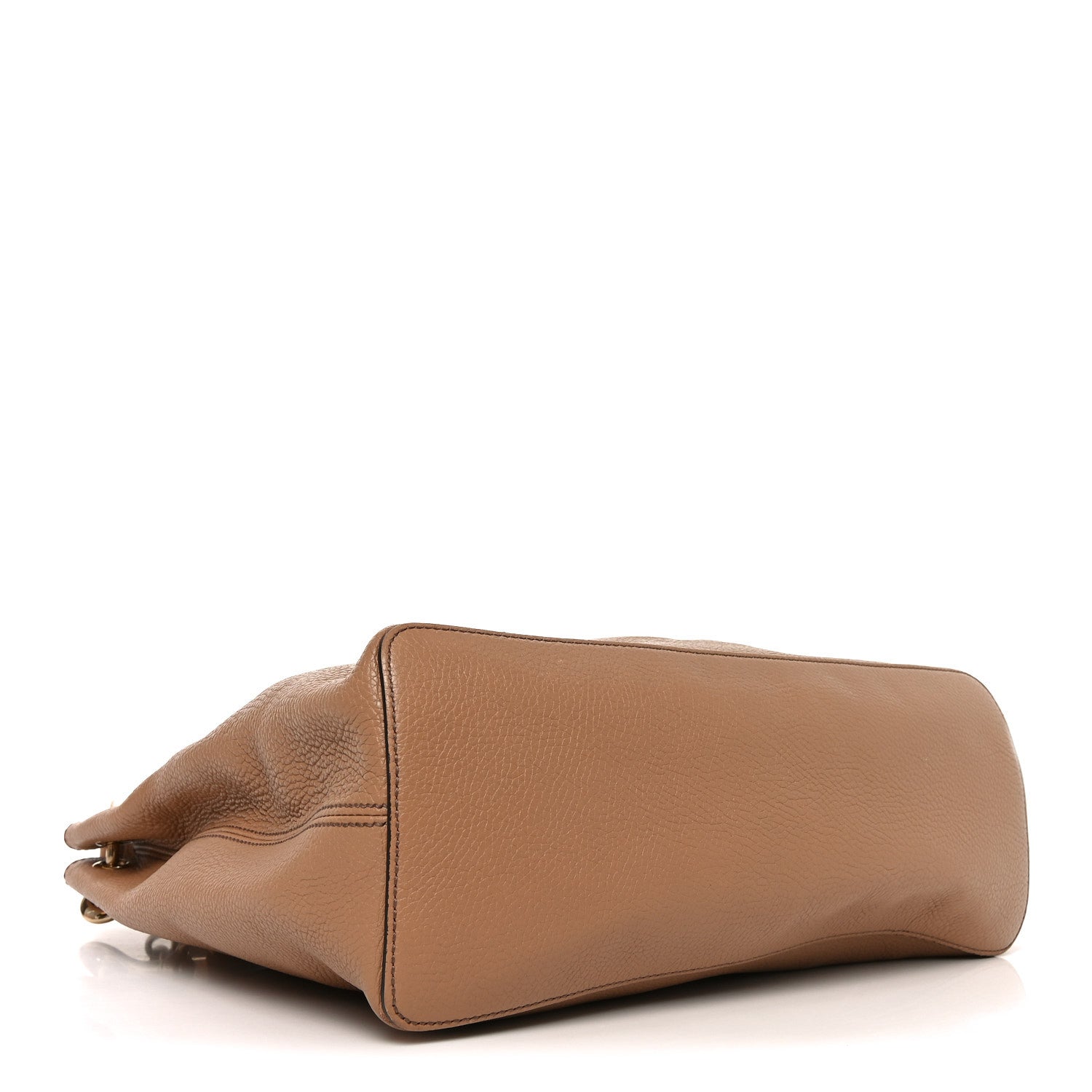 Gucci Pebbled Calfskin Large Soho Hobo Camelia