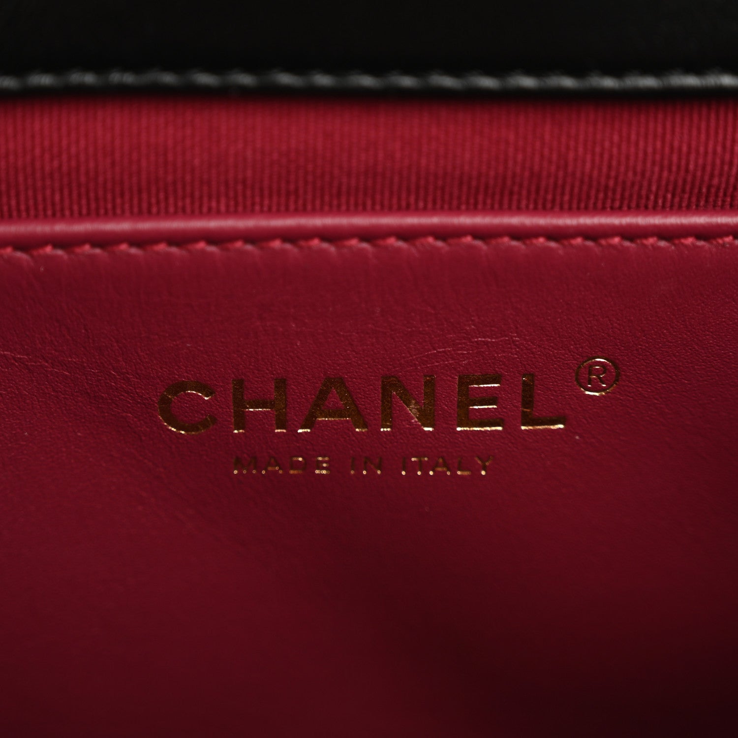 Chanel Lambskin Quilted Mini Flap Black