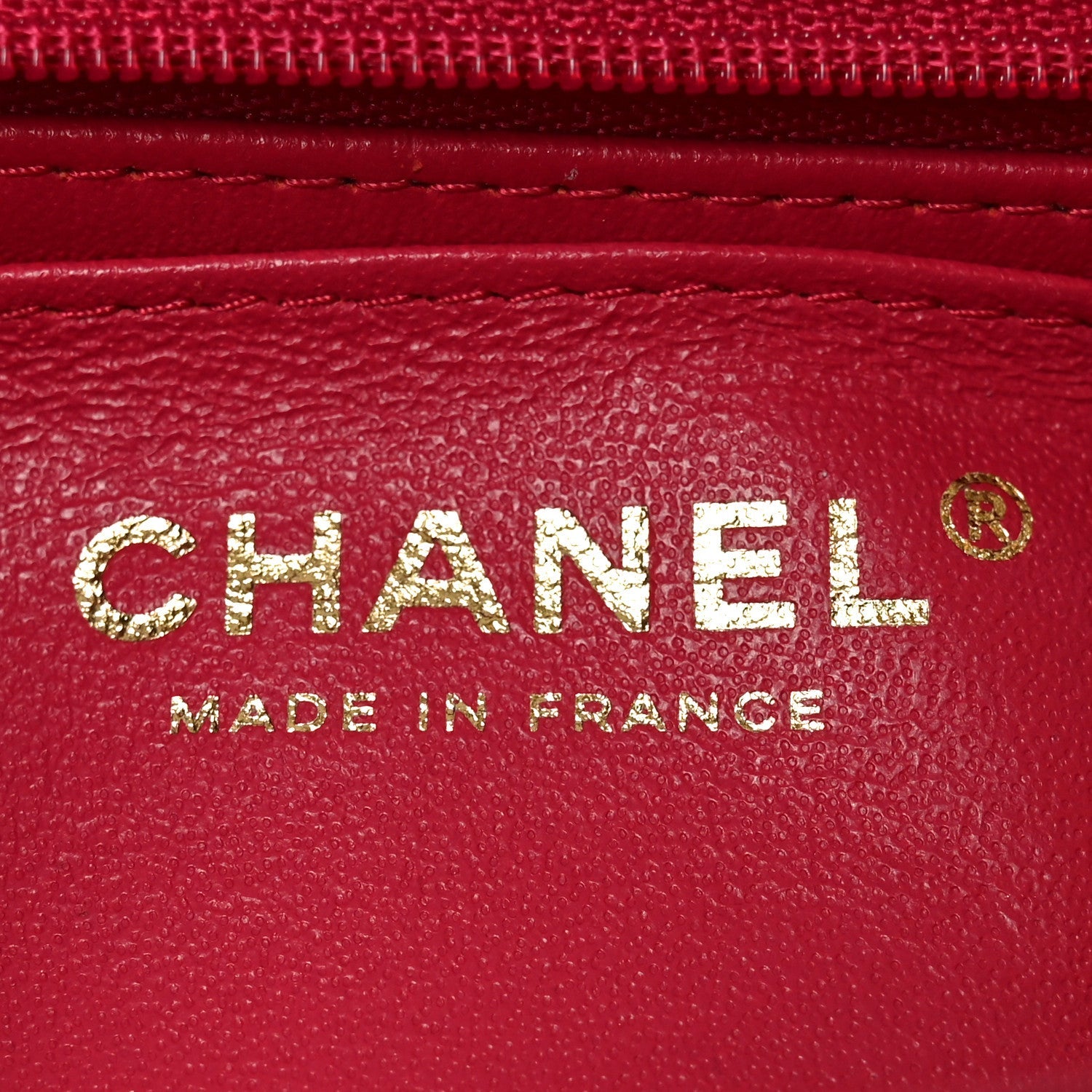 Chanel Lambskin Quilted Mini Top Handle Rectangular Flap Dark Pink