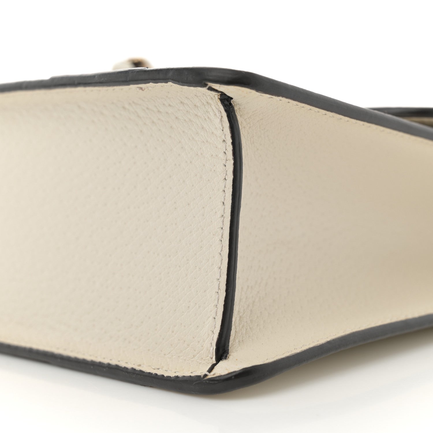 Gucci Nappa Elaphe GG Supreme Monogram Medium Osiride Shoulder Bag Mystic White Roccia Beige Ebony