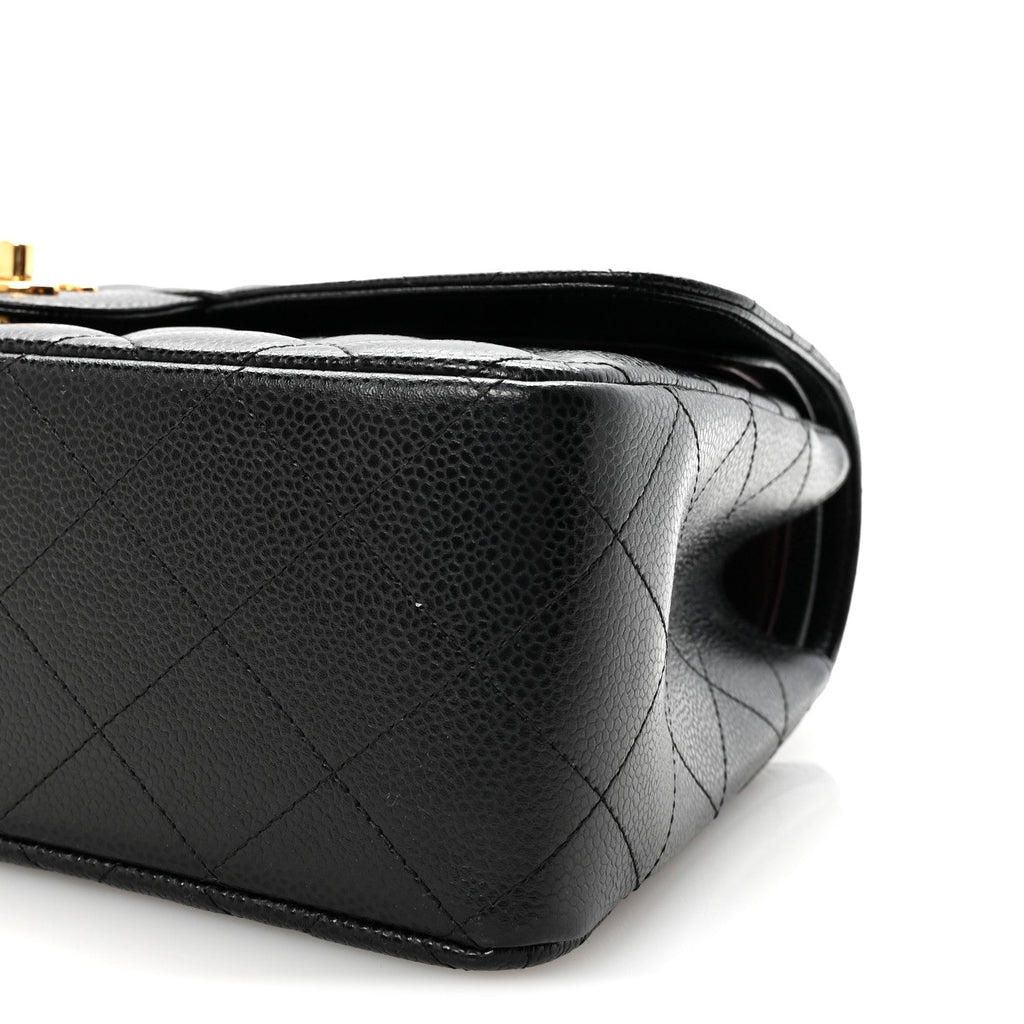 Chanel Caviar Quilted Jumbo Double Flap Black