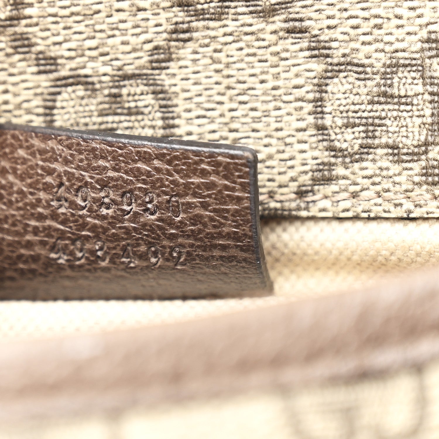 Gucci GG Supreme Monogram Neo Vintage Web Belt Bag Brown