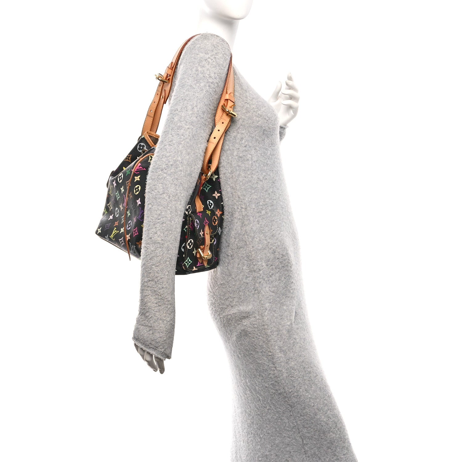 Louis Vuitton Monogram Multicolor Petit Noe Black