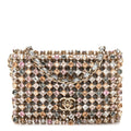 Chanel Metal Pearl Minaudiere CC Mini Evening Bag Multicolor