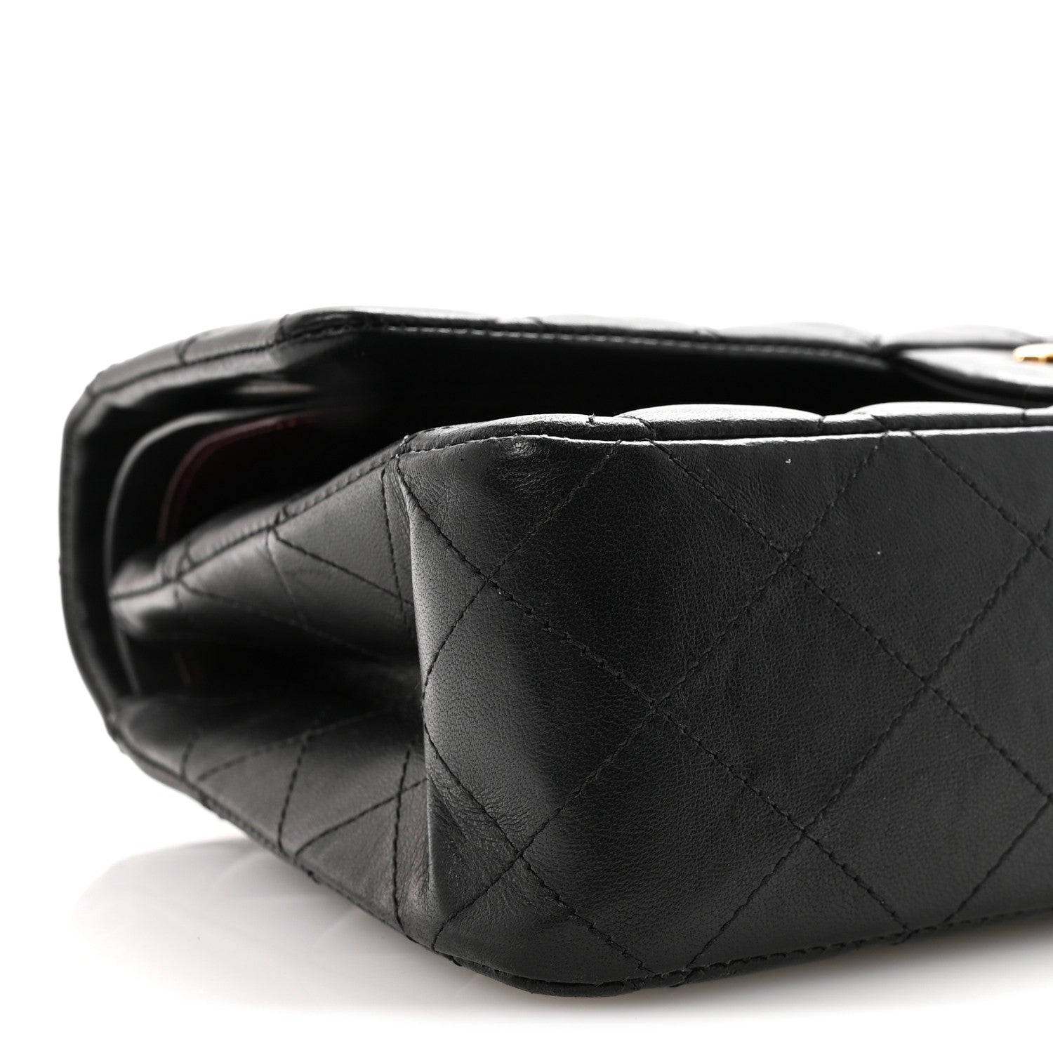 Chanel Lambskin Quilted Medium Double Flap Black