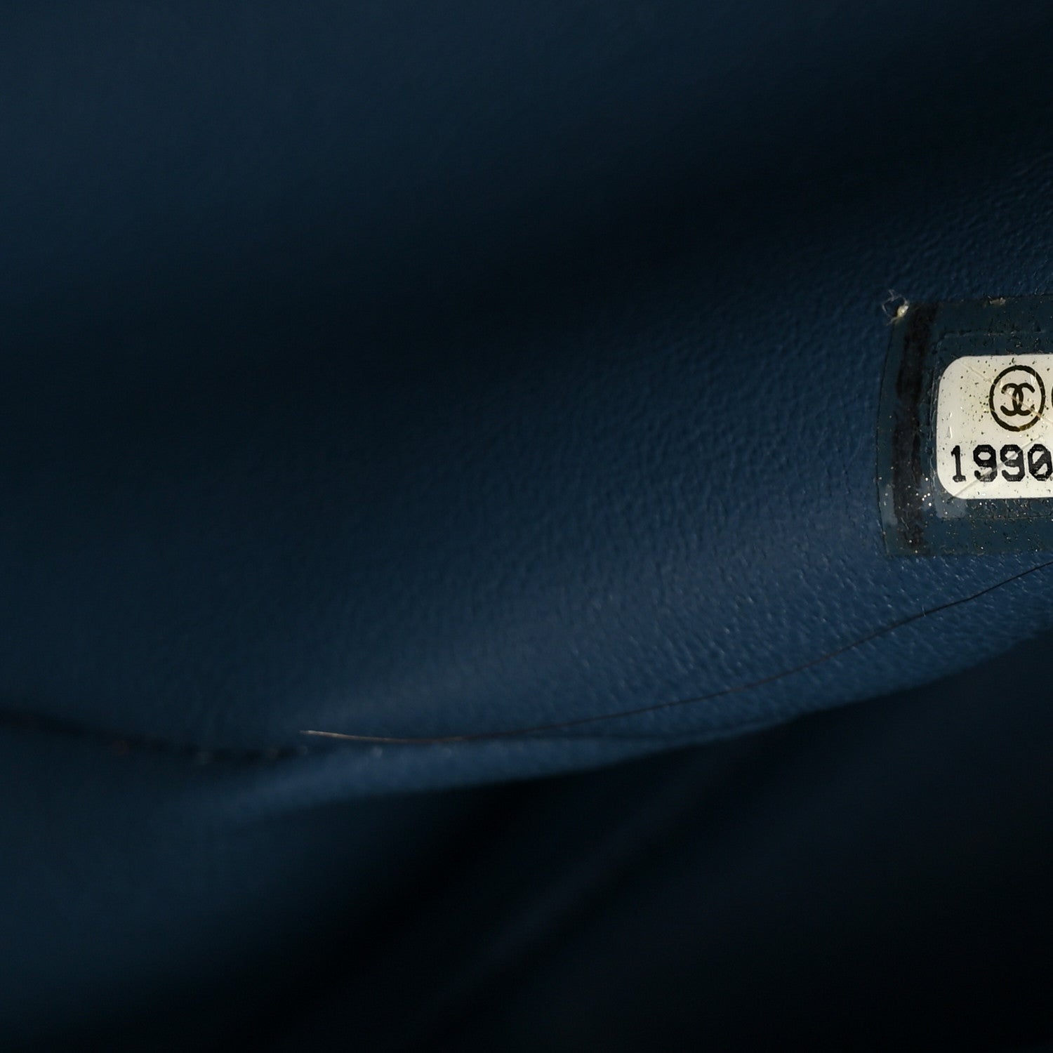 Chanel Caviar Quilted Jumbo Double Flap Blue